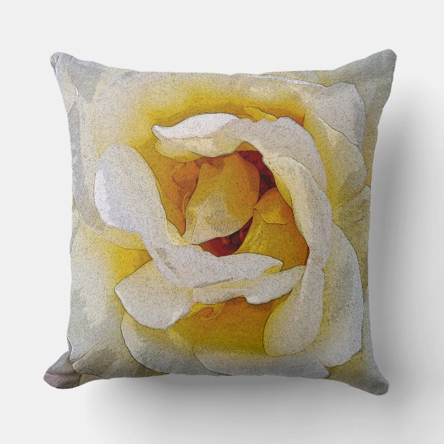 shades of white to yellow cushion (Front)