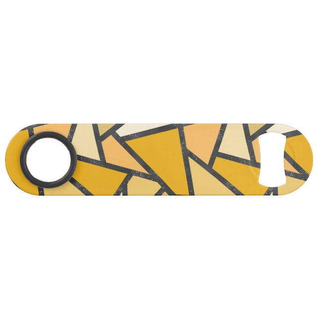 Shades of yellow stained glass pattern (Front (Horizontal))