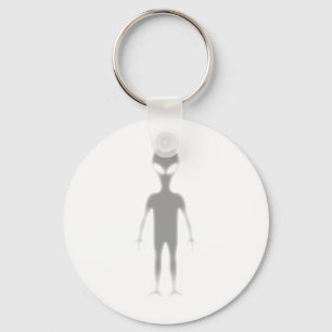 Shadow Alien Customisable printed background colou Key Ring