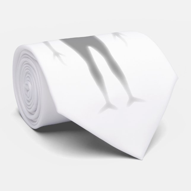 Shadow Alien Customisable printed background colou Tie (Rolled)