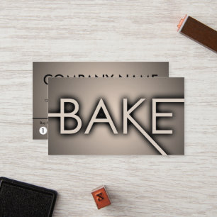 shadow BAKE (colour customisable) Loyalty Card