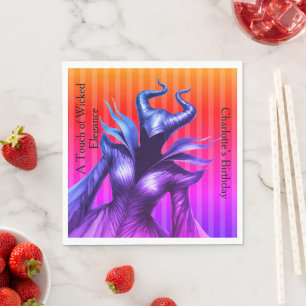 Shadow Ball Dark Fantasy Party green Paper Cup Napkin
