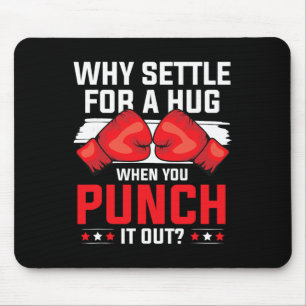 Shadow Boxing Punching Kickboxing G Gloves Boxer F Mouse Mat
