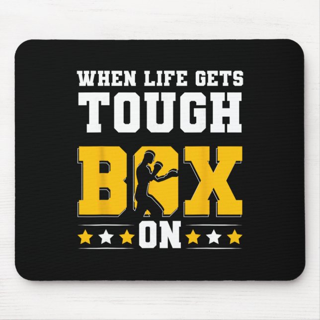 Shadow Boxing Punching Kickboxing G Gloves Boxer F Mouse Mat (Front)