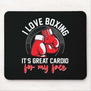 Shadow Boxing Punching Kickboxing G Gloves Boxer F Mouse Mat