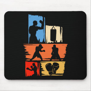Shadow Boxing Punching Kickboxing G Gloves Boxer F Mouse Mat