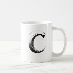 Shadow C – Dark Letter C Phone Case Coffee Mug