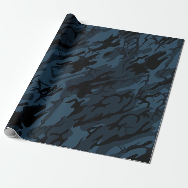 Shadow Camo Wrapping Paper (Unrolled)