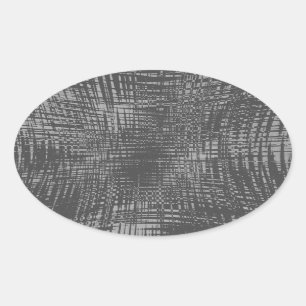 Shadow City Oval Sticker