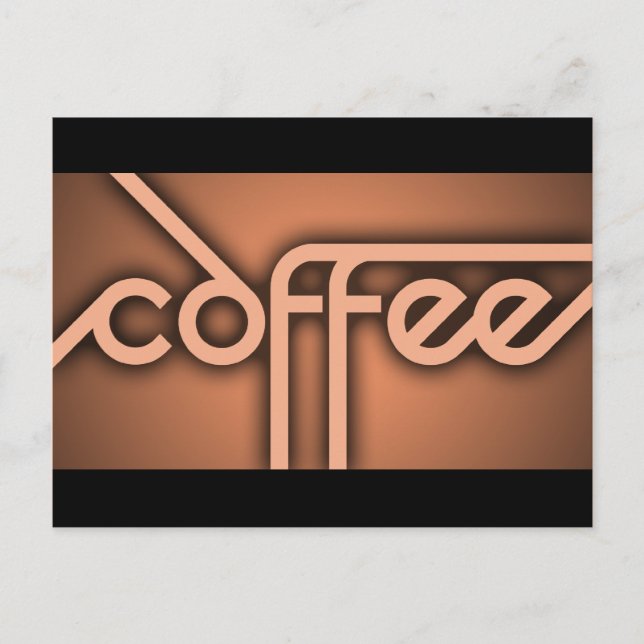 shadow COFFEE Postcard (Front)