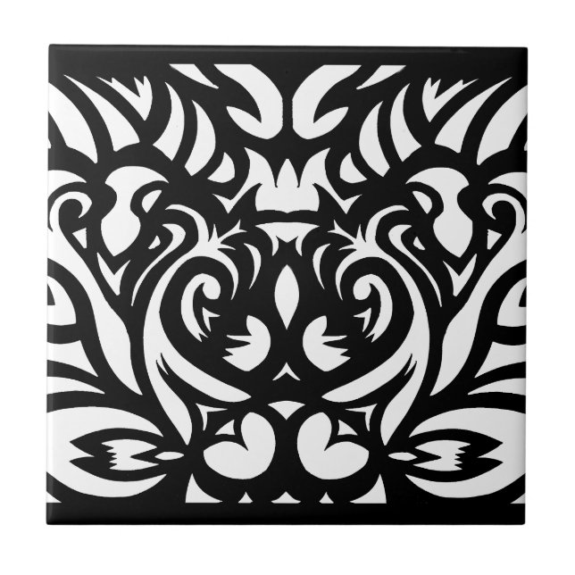 Shadow-cut art deco designer pattern by SPECT Tile (Front)