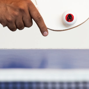 Shadow Demon Monster Red Eyes Horror gift Ping Pong Ball