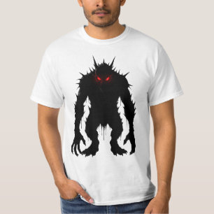 Shadow Demon Monster Red Eyes Horror gift T-Shirt