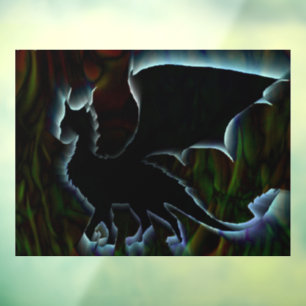 Shadow Dragon Window Cling