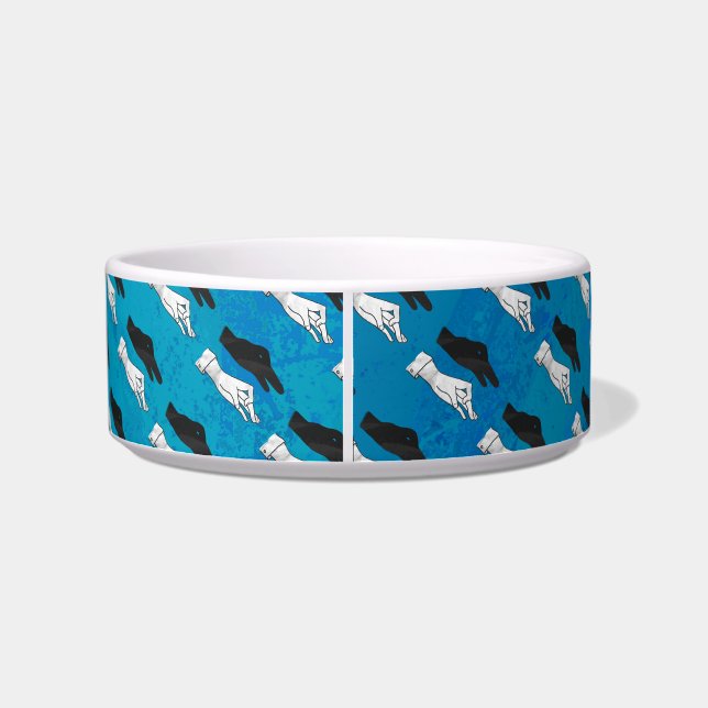 Shadow Duck on Blue Bowl (Back)