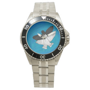 Shadow Eagle On Blue Watch