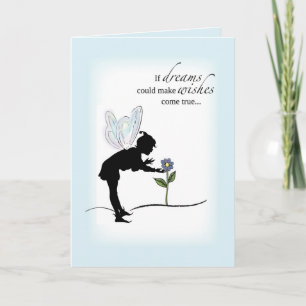 Shadow Fairy Birthday Card