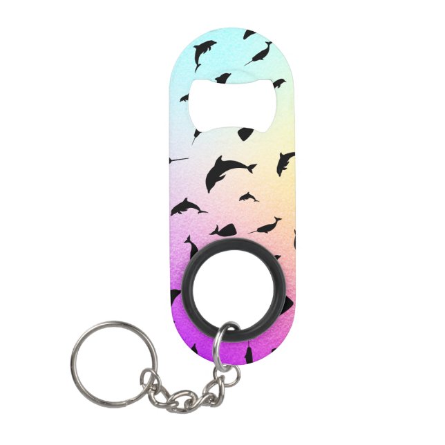 Shadow fish shark whale gradient colourful galaxy (Front)