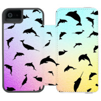 Shadow fish shark whale gradient colourful galaxy