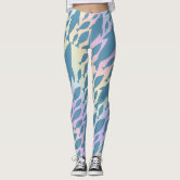 Pastel pink galaxy leggings