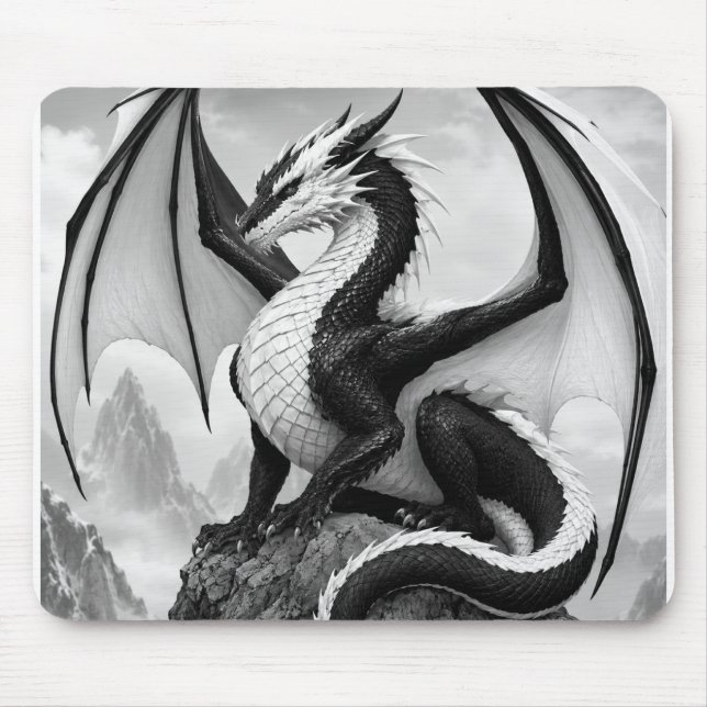 Shadow Flame Dragon Mouse Mat (Front)