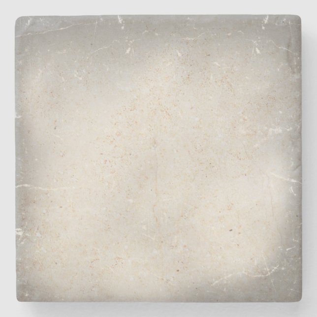 Shadow Framed Paper Texture - Beige Stone Coaster (Front)