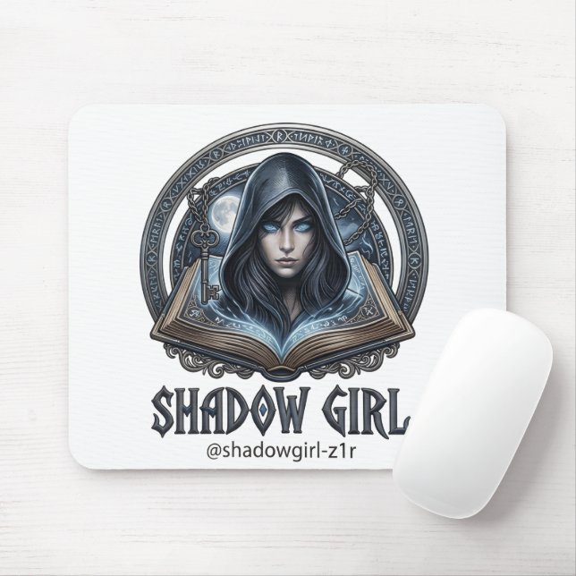 shadow girl mouse mat (With Mouse)
