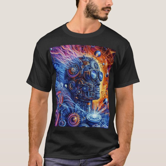 Shadow Government 1 - Extraordinary Abstract T-Shirt (Front)