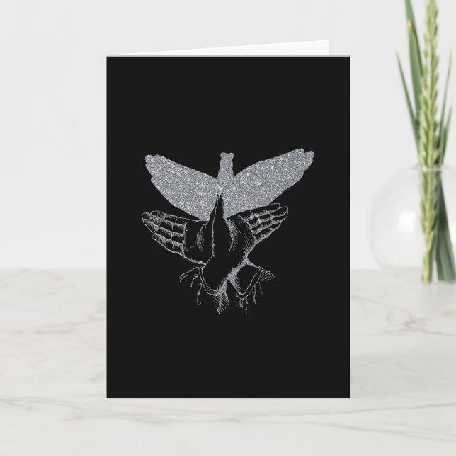 Shadow Hand Puppet Illustration Card (Front)