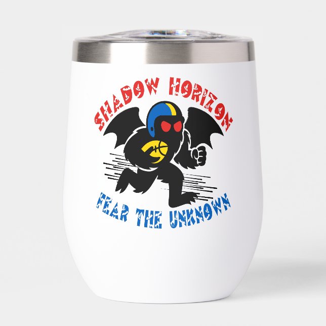  Shadow Horizon Team Mascot Football Bat  (Front)
