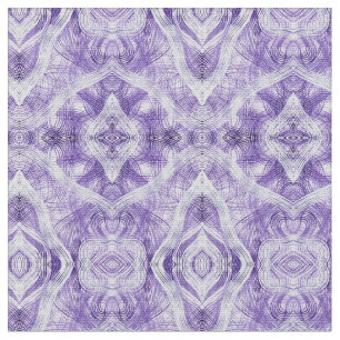 Shadow Light Purple Abstract Watercolor Art Fabric