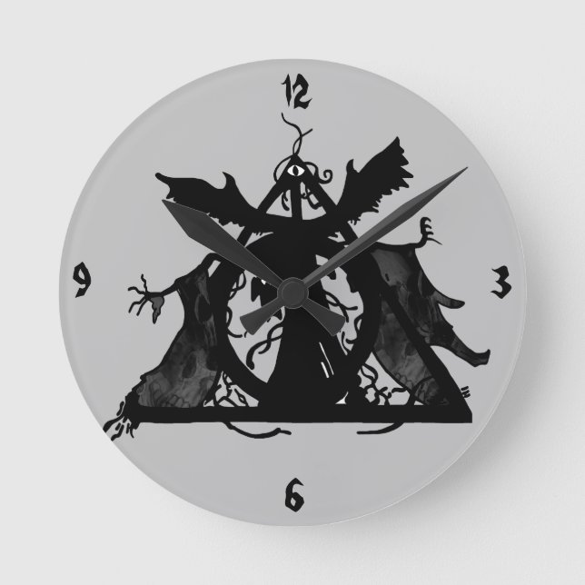 Shadow Lord Round Clock (Front)