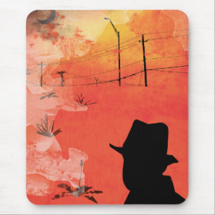 shadow man mouse mat