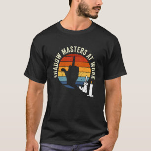 Shadow Masters At Work Puppet Shows Vintage Puppet T-Shirt