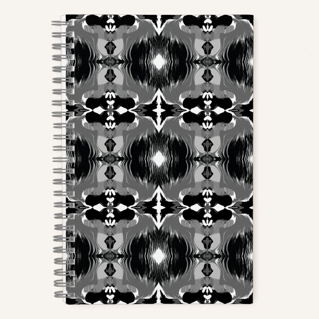Shadow Mirror Pattern  Notebook (Front)