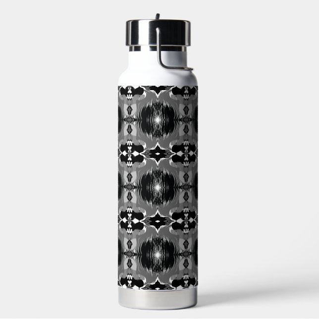 Shadow Mirror Pattern  Water Bottle (Left)