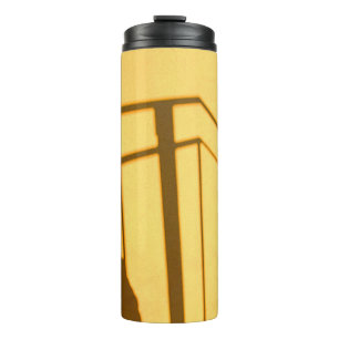 Shadow of man near stair thermal tumbler