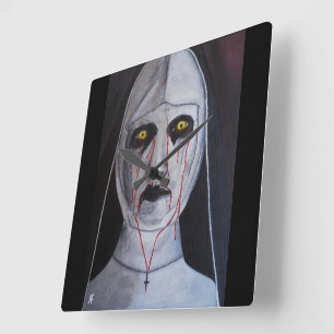 Shadow of the Light Painting by Alfred Fox Square Wall Clock