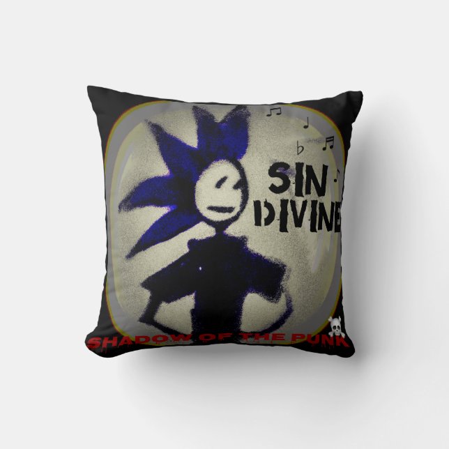 SHADOW OF THE PUNK CUSHION (Front)