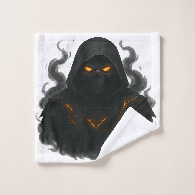 Shadow of the Underworld Bath Towel Set (Wash Cloth)