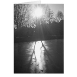 Shadow on Ice - Noir, card