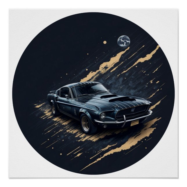 "Shadow on the Move" Poster (Front)