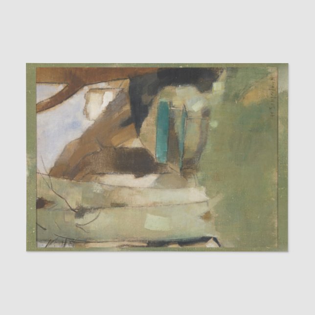 Shadow on the Wall, Helene Schjerfbeck  Tissue Paper (Front)