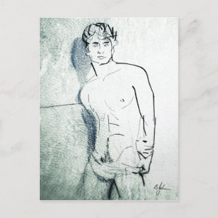 Shadow On The Wall Postcard