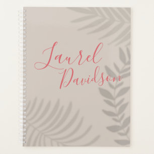 Shadow Palm Tan Planner