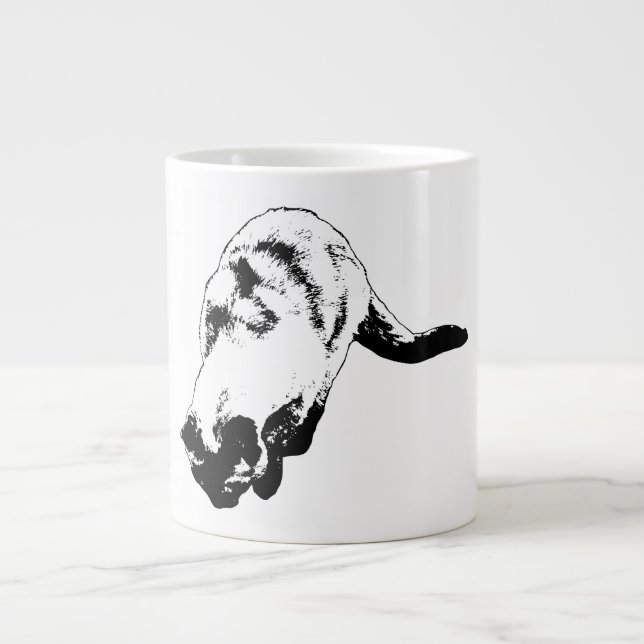Shadow Pause, Morning Calm Large Coffee Mug (Front)
