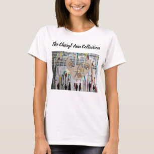 Shadow people, face, abstract art  T-Shirt