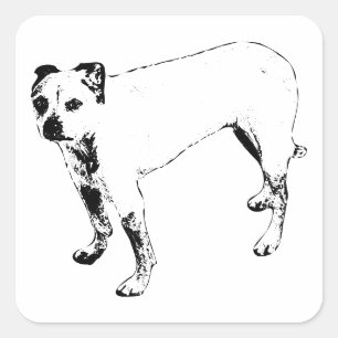 Shadow Porch Guardian Square Sticker