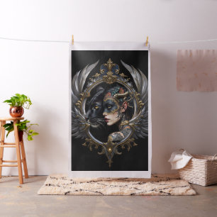 Shadow Queen – Panther Spirit Emblem. Fabric
