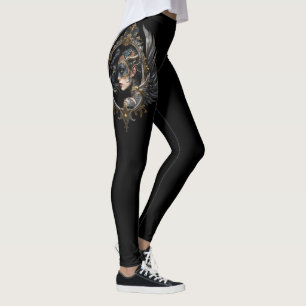 Shadow Queen – Panther Spirit Emblem. Leggings